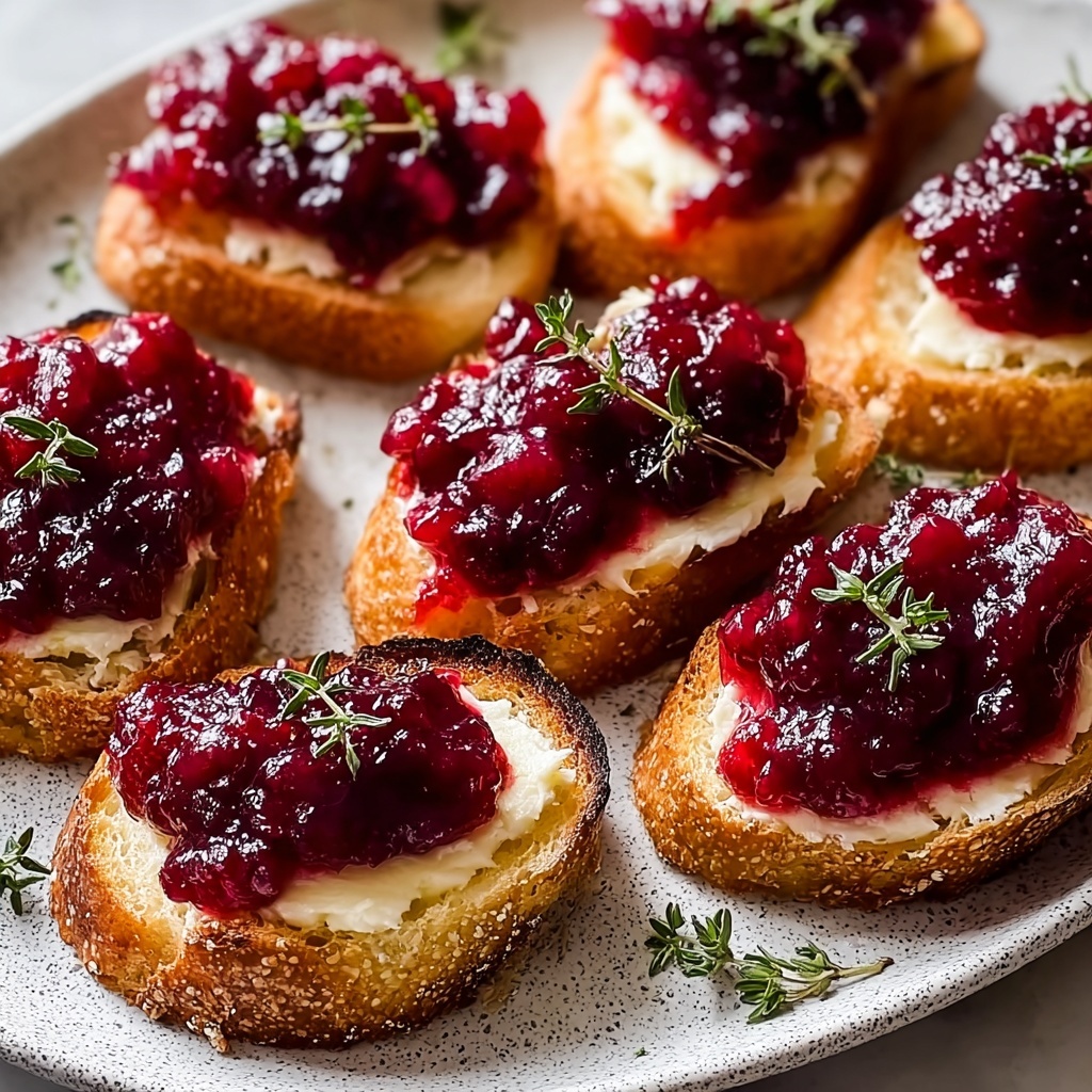 Cranberry and Brie Crostini Recipe - Recipe Image