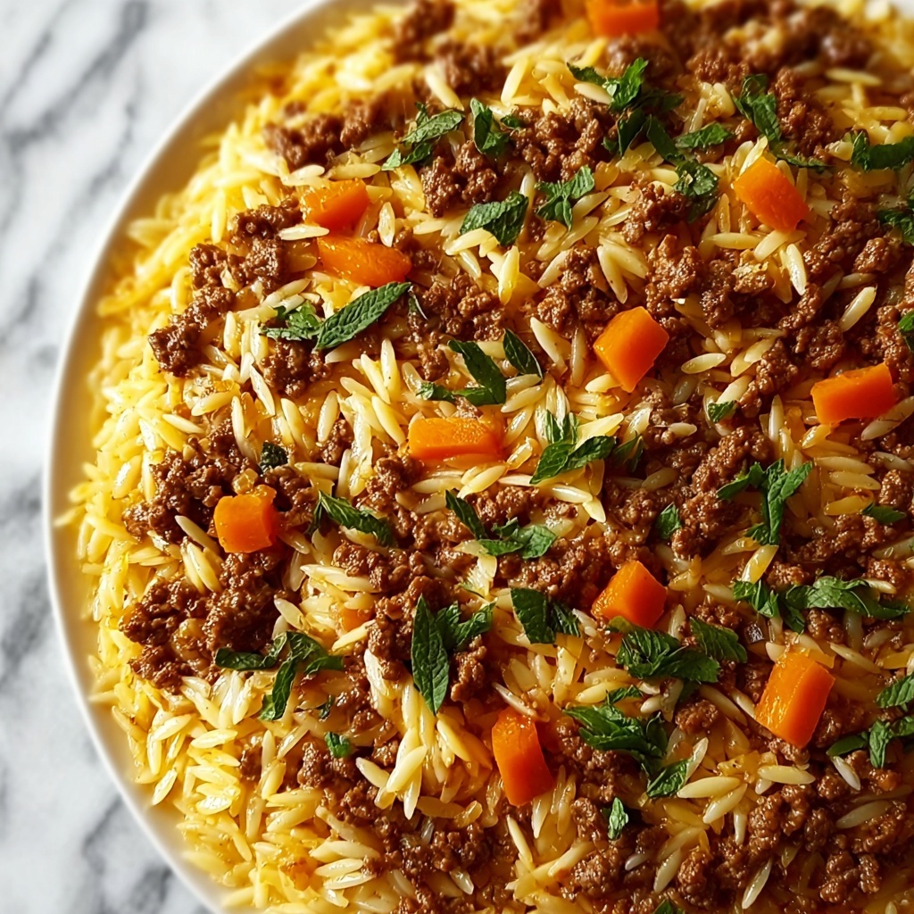 Best Ever Ground Beef Orzo: Your New Family Favorite Dinner Recipe - Recipe Image