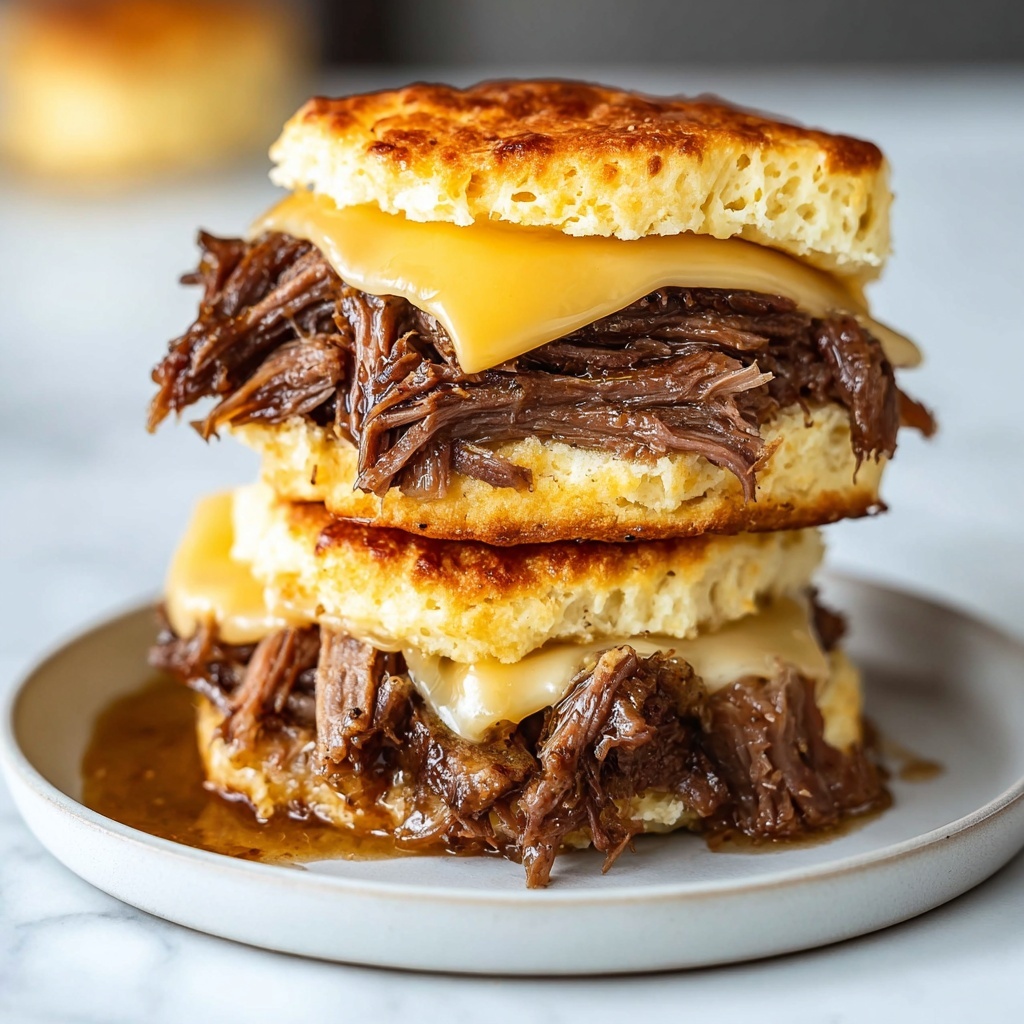 French Dip Biscuit Bake Recipe - Recipe Image