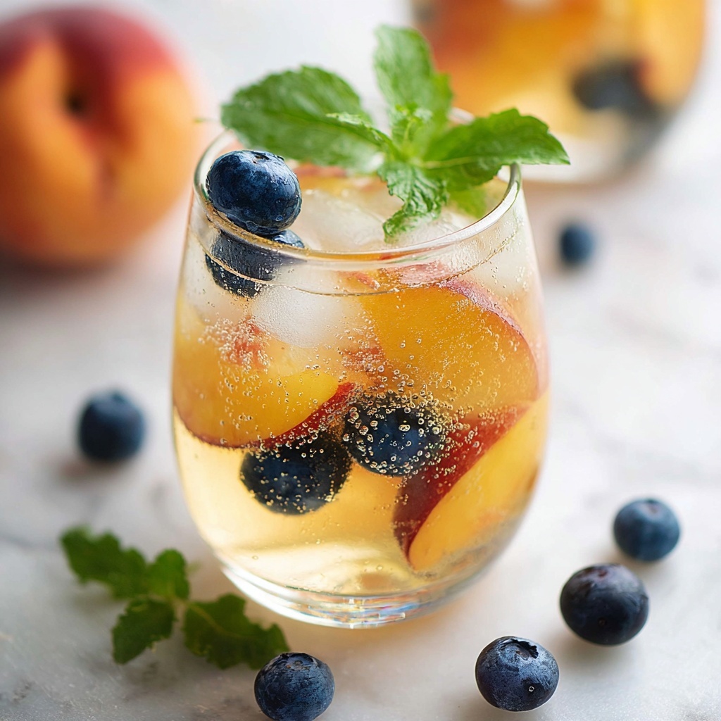 Peach Sangria: Refreshing Summer Drink Recipe for Your Next Gathering Recipe - Recipe Image
