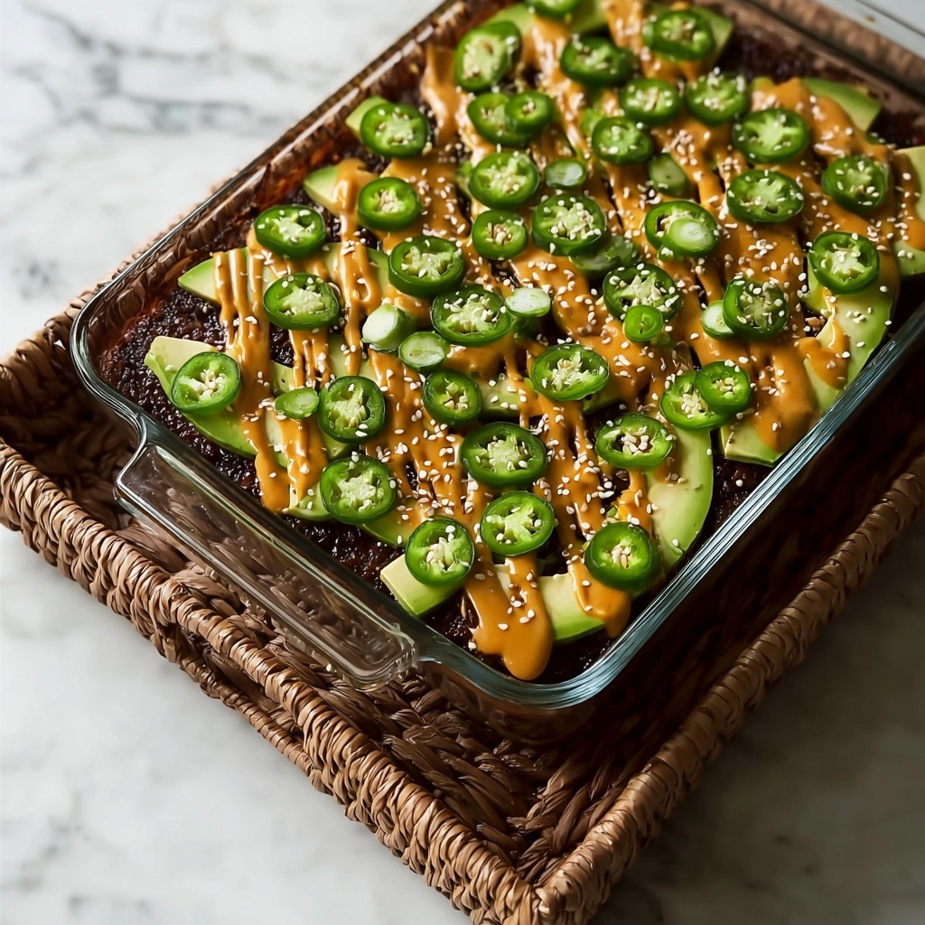 Spicy Salmon Sushi Bake Recipe - Recipe Image