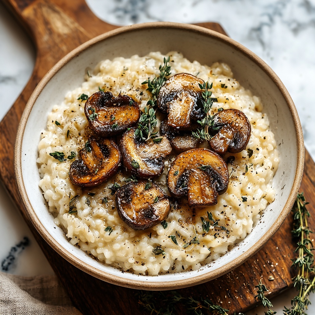 The Best Mushroom Risotto Recipe - Recipe Image