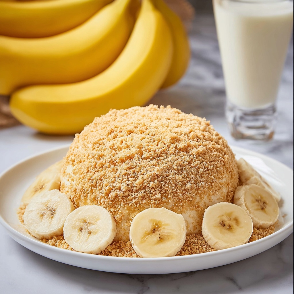 Banana Pudding Dessert Cheese Ball Recipe - Recipe Image