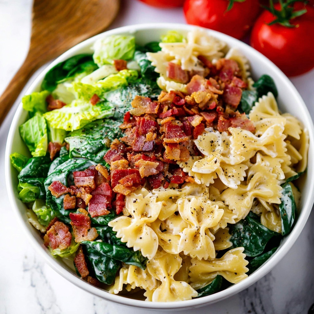 BLT Pasta Salad Recipe - Recipe Image