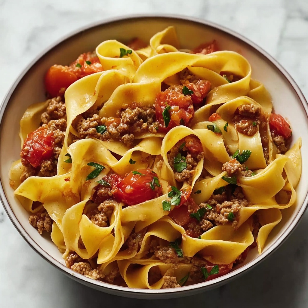 Spanish Noodles with Ground Beef Recipe - Recipe Image