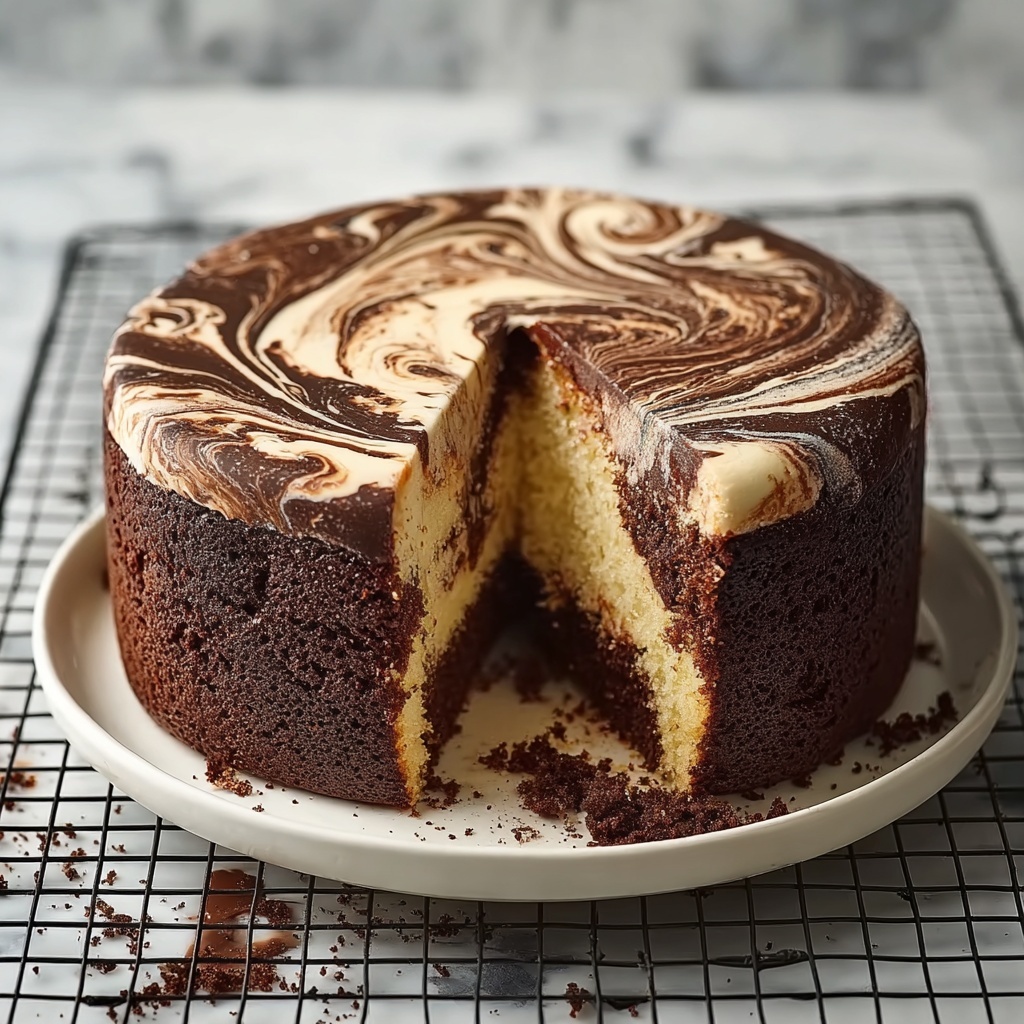 Classic Marble Cake Recipe - Recipe Image