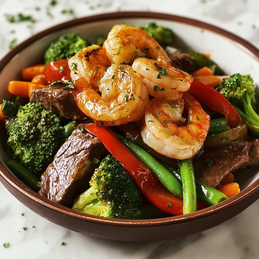 Steak and Shrimp Stir-Fry Recipe - Recipe Image
