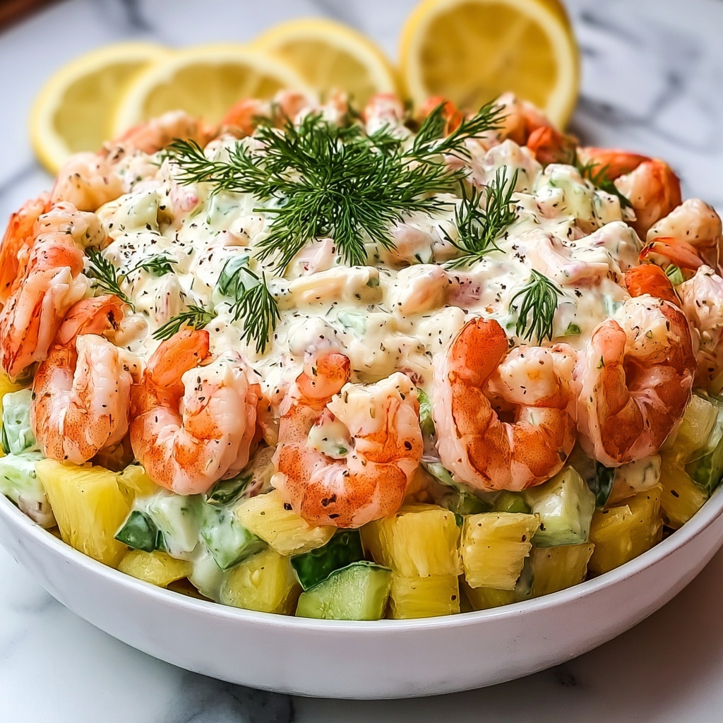 The BEST Seafood Salad Recipe - Recipe Image