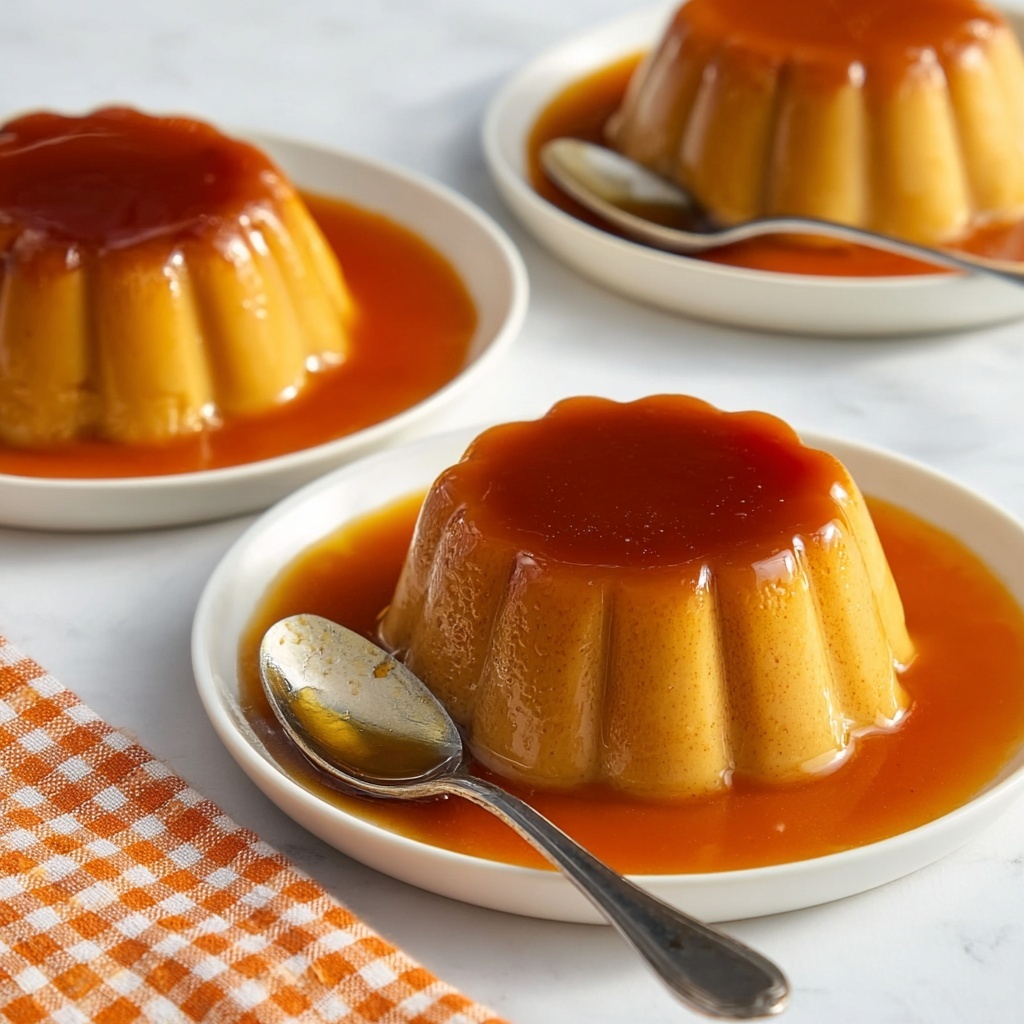 Vegan Pumpkin Flan with Caramel Recipe - Recipe Image