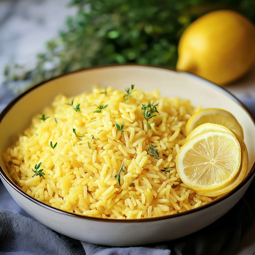 Easy and Delicious Lemon Rice Recipe - Recipe Image