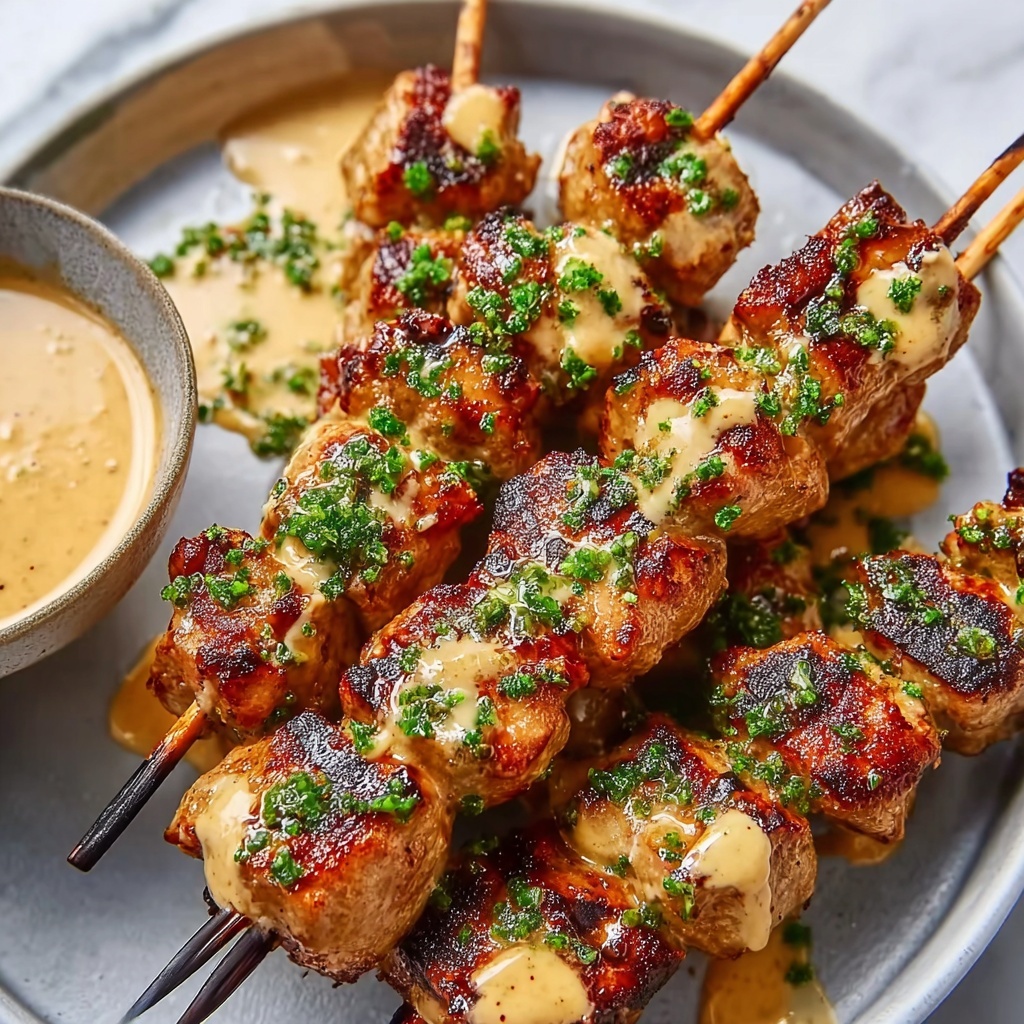 Bang Bang Chicken Skewers in the Air Fryer with Spicy Mayo Sauce Recipe - Recipe Image