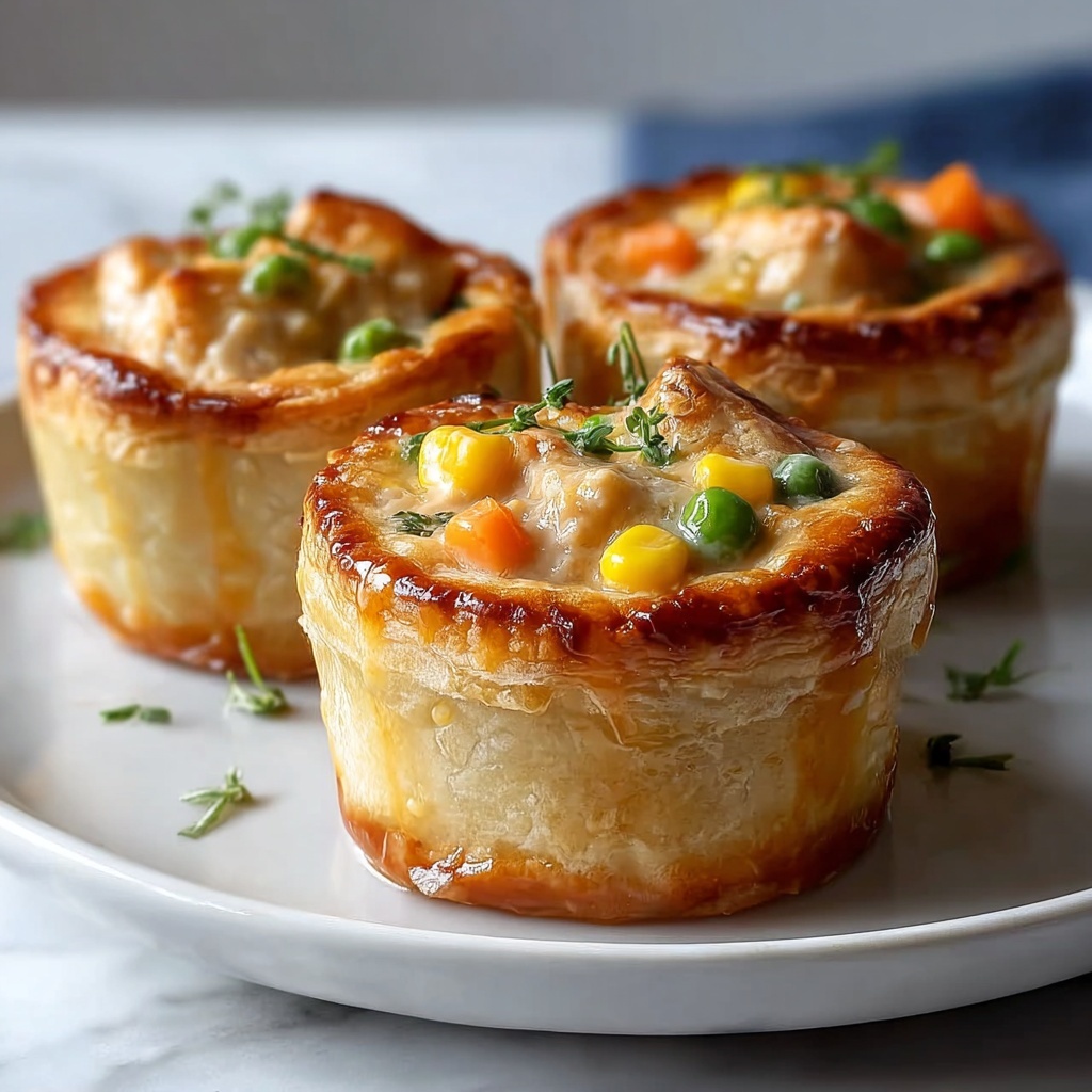 Mini Chicken Pot Pies: Easy Recipe for Cozy Comfort Recipe - Recipe Image
