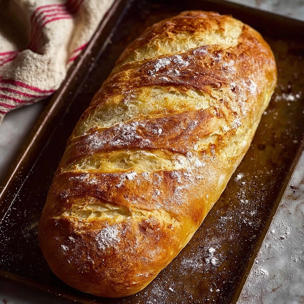 Easy Homemade Italian Bread Recipe - Recipe Image