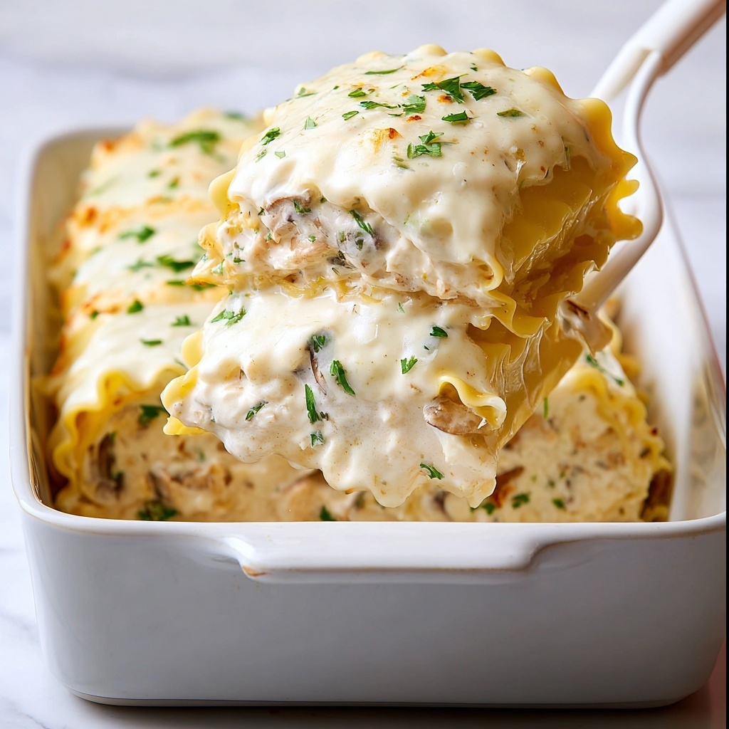 Chicken Alfredo Roll-Ups Recipe - Recipe Image