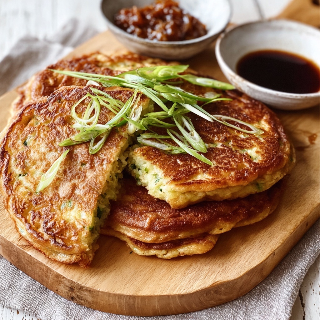 Shanghai Soy-Garlic Noodle Pancakes Recipe - Recipe Image