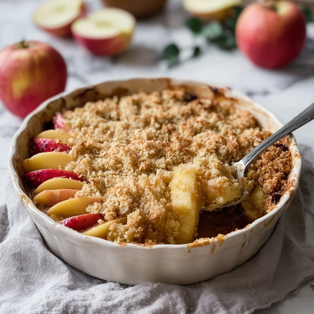 Healthy Breakfast Apple Crumble Recipe - Recipe Image