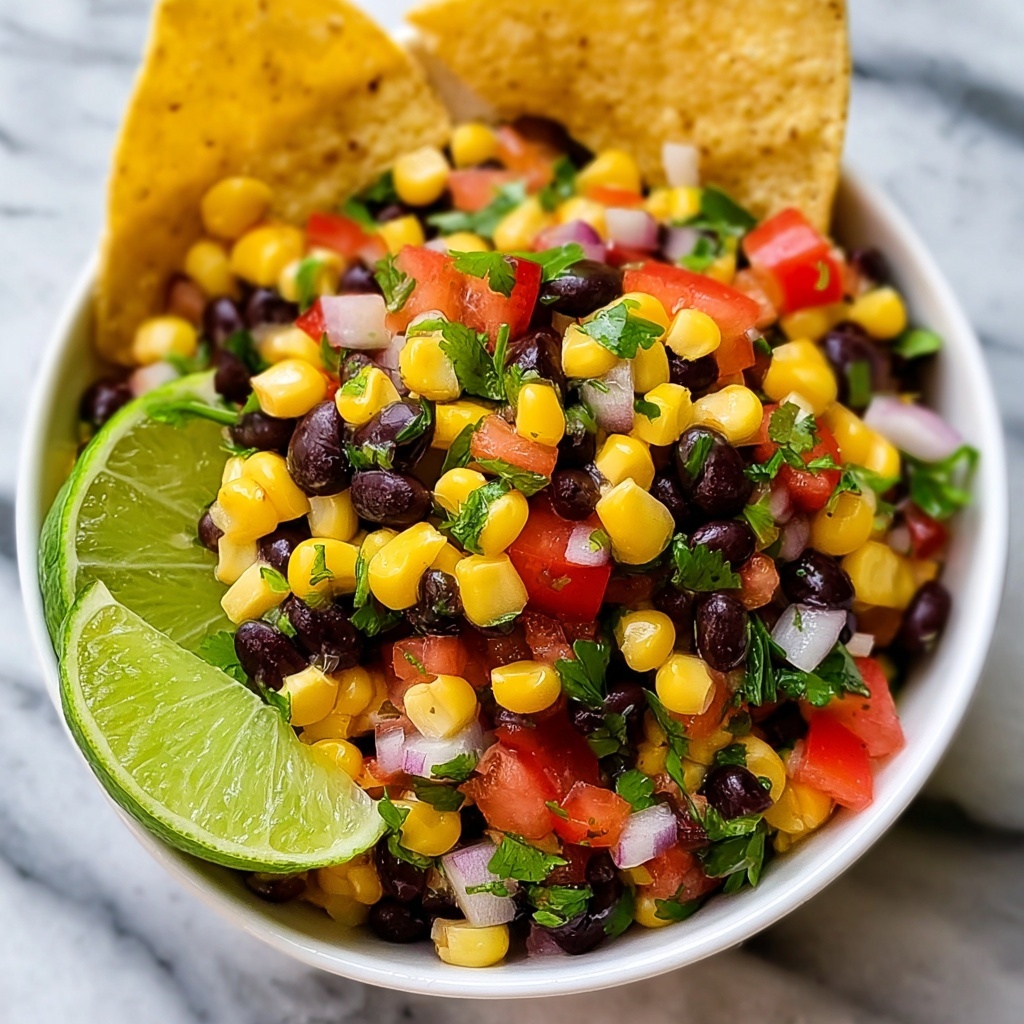 Zesty Black Bean Corn Salsa Recipe - Recipe Image