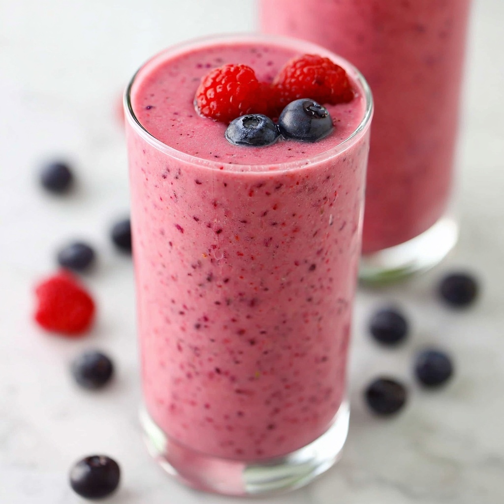 Mixed Berry Smoothie Recipe - Recipe Image