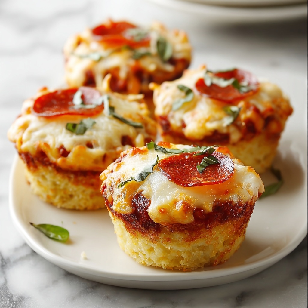 Deep Dish Pizza Cupcakes Recipe - Recipe Image