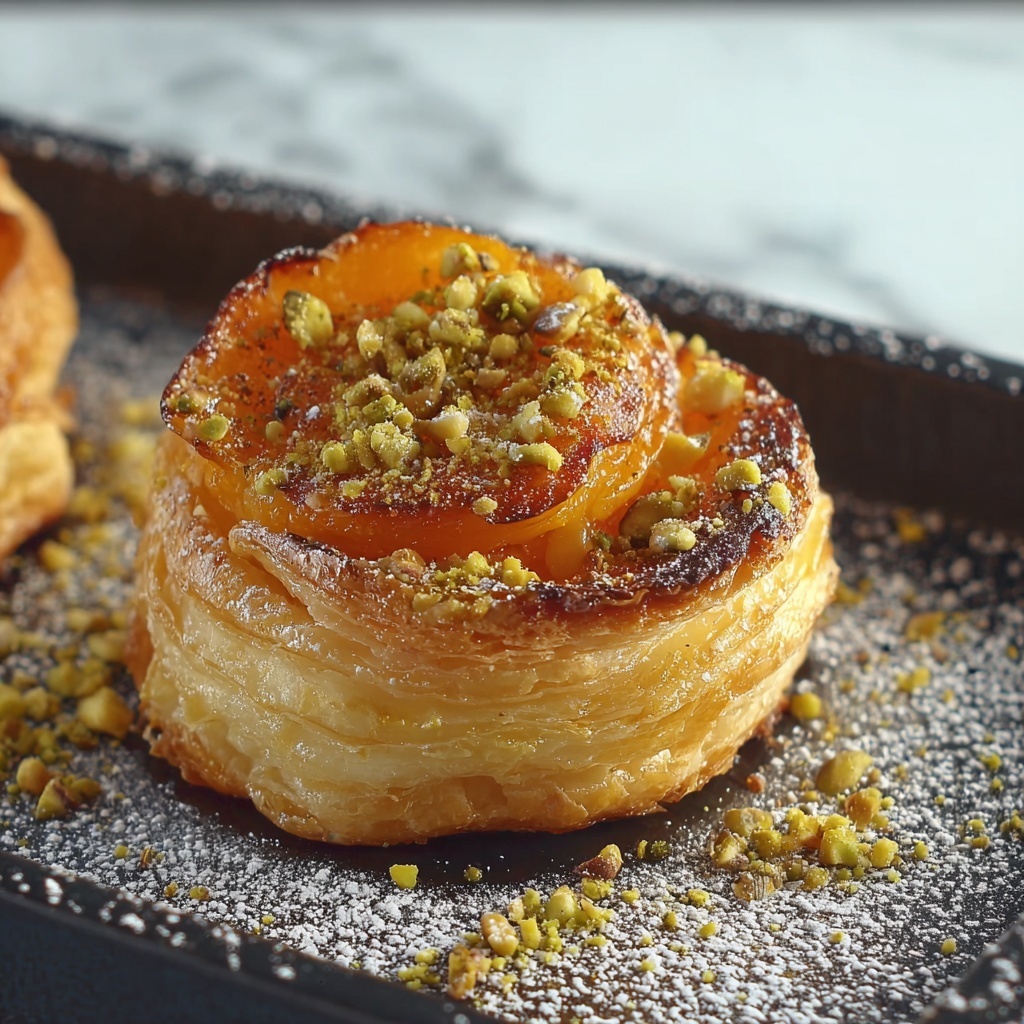 Pistachio Orange Puff Pastries Recipe - Recipe Image