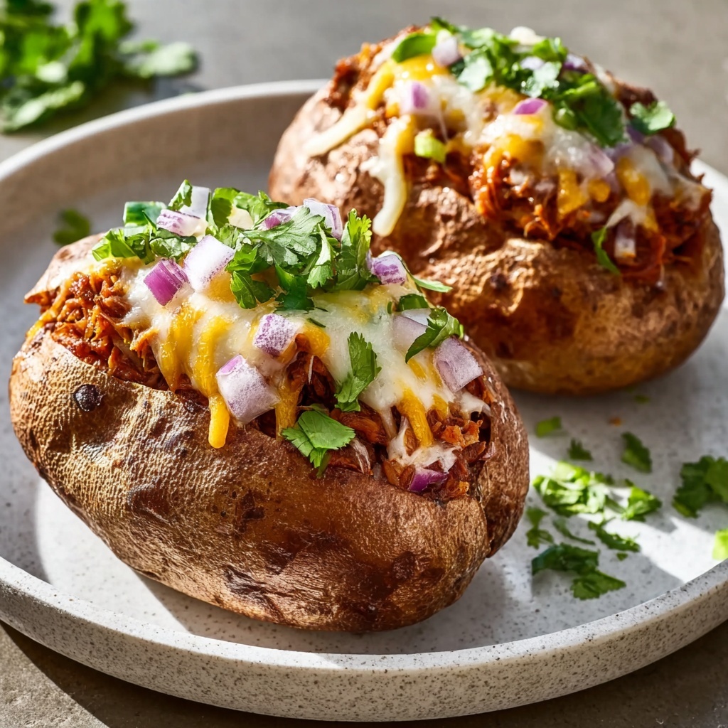 Enchilada-Stuffed Sweet Potatoes: A Flavorful Twist Recipe - Recipe Image
