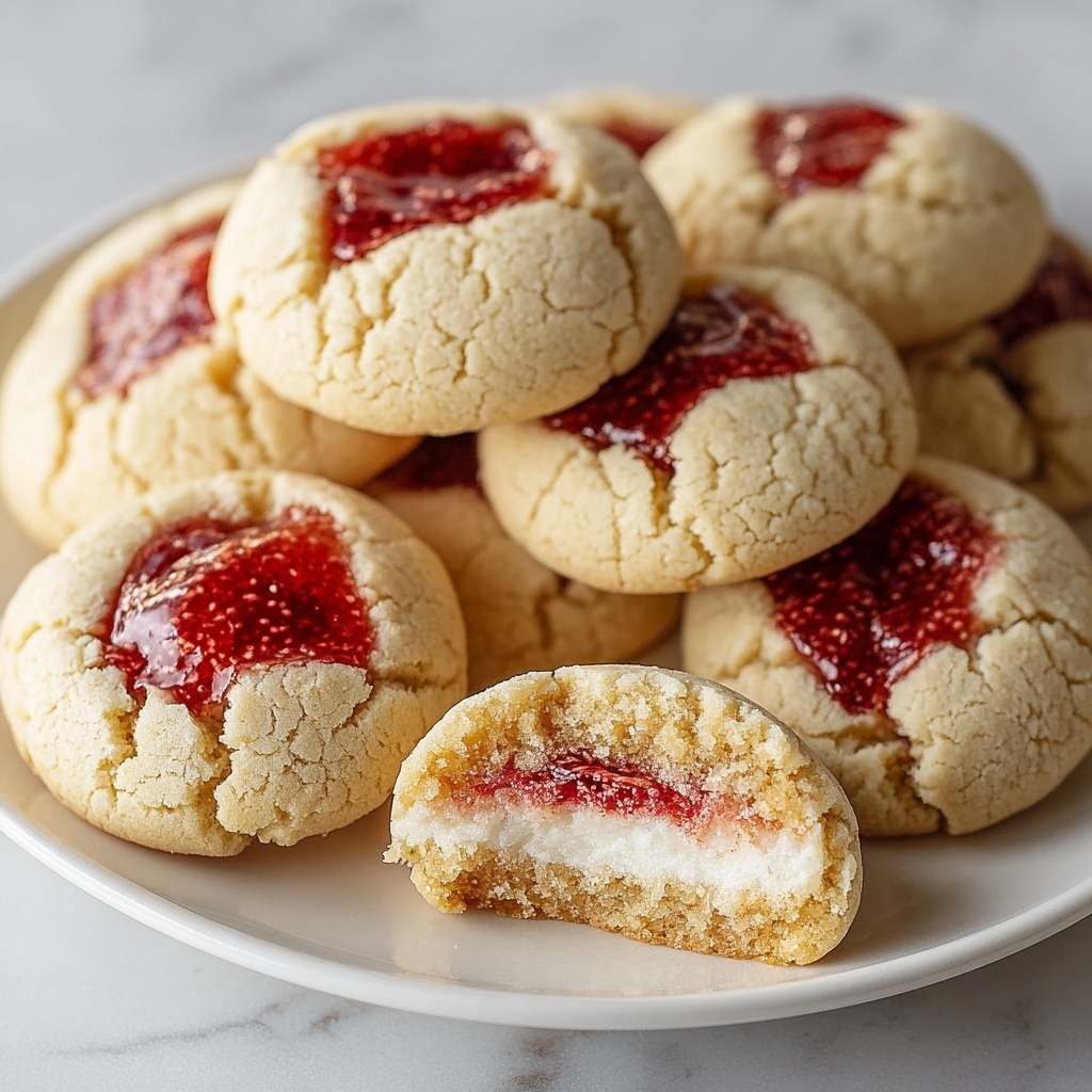 Strawberry Cheesecake Stuffed Cookies Recipe - Recipe Image