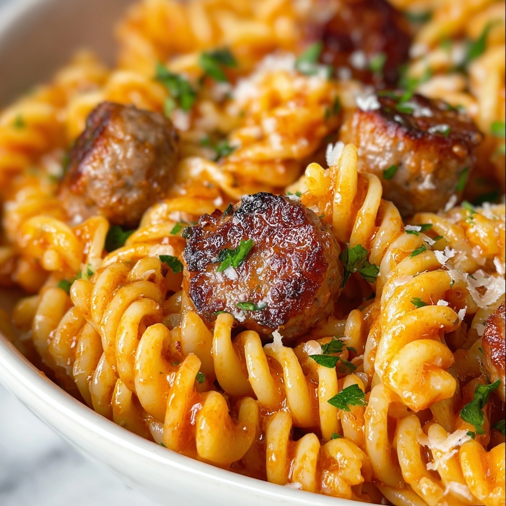 Creamy Smoked Sausage Pasta Recipe - Recipe Image