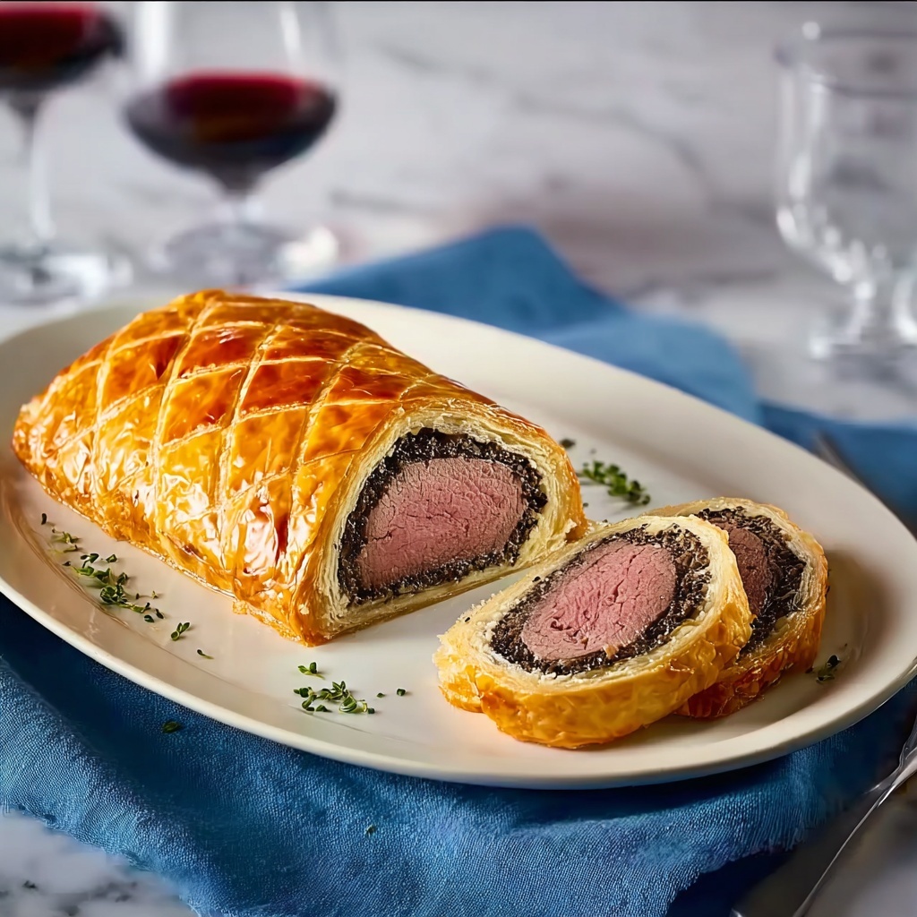 Beef Wellington with Mushroom and Foie Gras Recipe - Recipe Image
