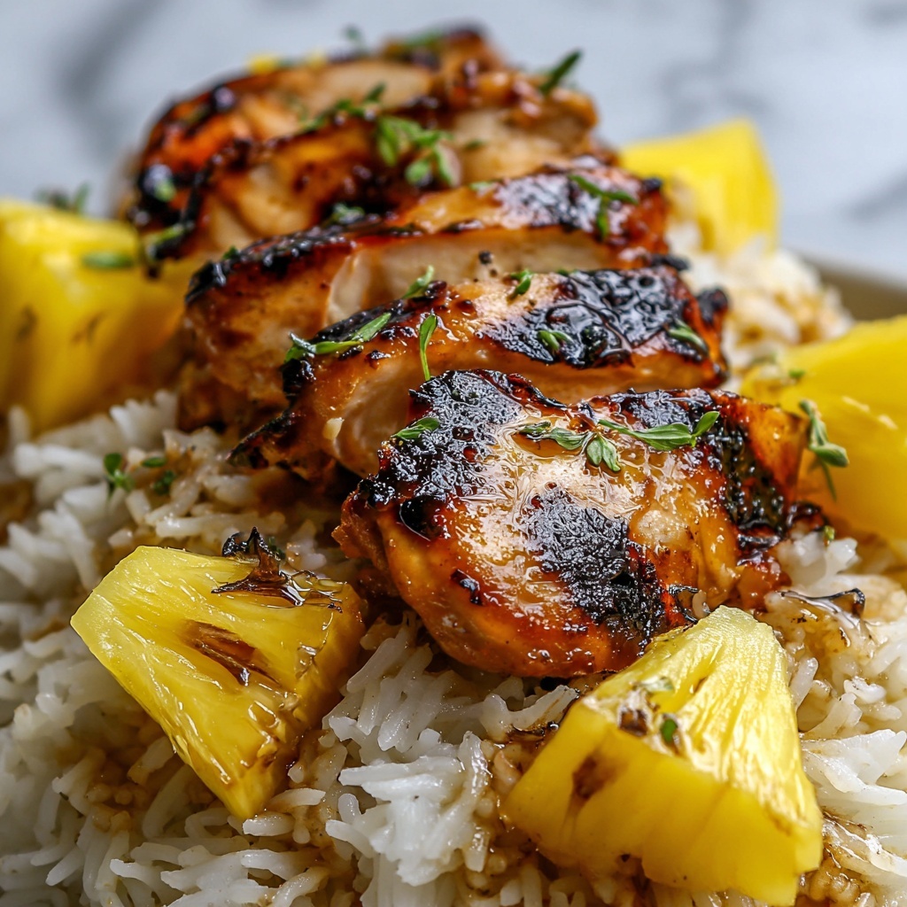 Pineapple Chicken and Rice Recipe - Recipe Image