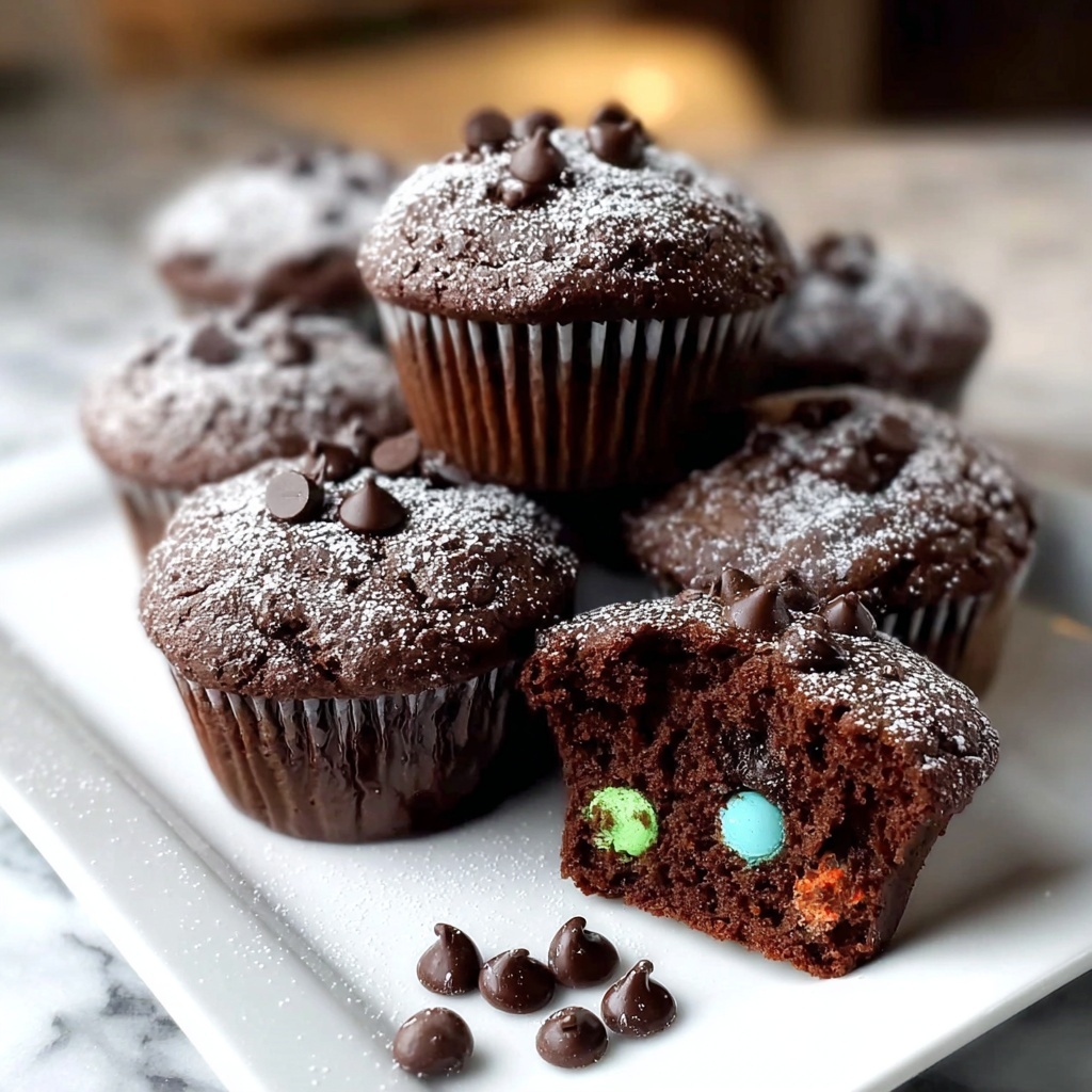 Chocolate Peppermint Muffins to Warm Your Heart This Winter Recipe - Recipe Image