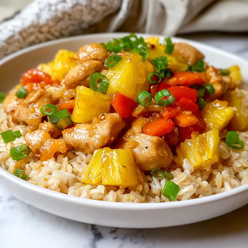 Pineapple Chicken and Rice: 7 Simple Steps to Delight Recipe - Recipe Image