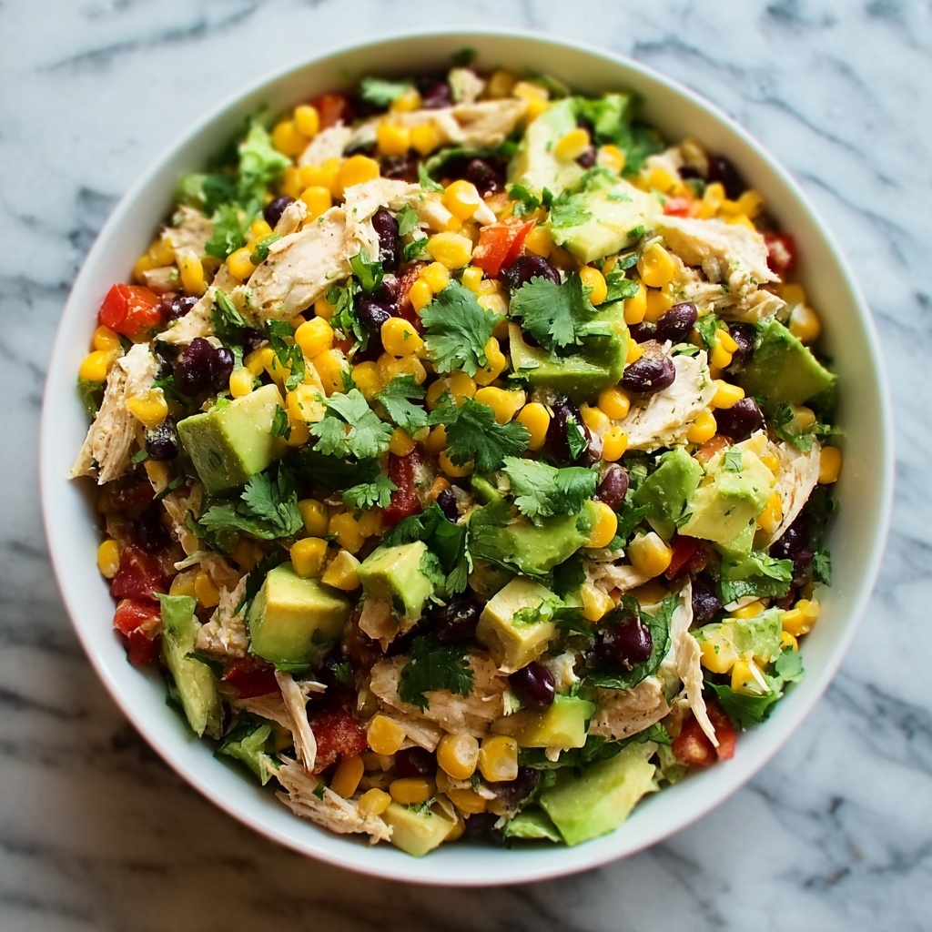 Healthy Southwest Chicken Salad Recipe - Recipe Image