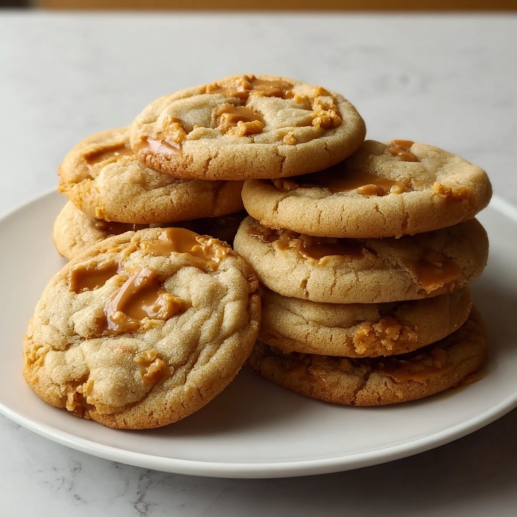 Peanut Butter Caramel Cookies: 5 Steps to Pure Delight Recipe - Recipe Image