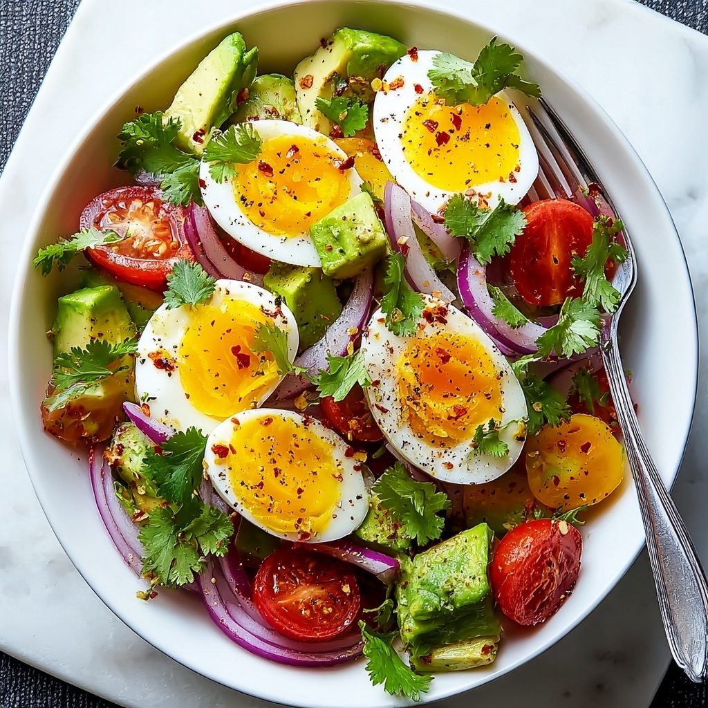 Workout Egg Avocado Salad Delight Recipe - Recipe Image