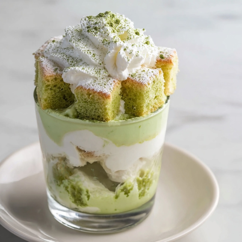 Matcha Mascarpone Tiramisu Cups Recipe - Recipe Image