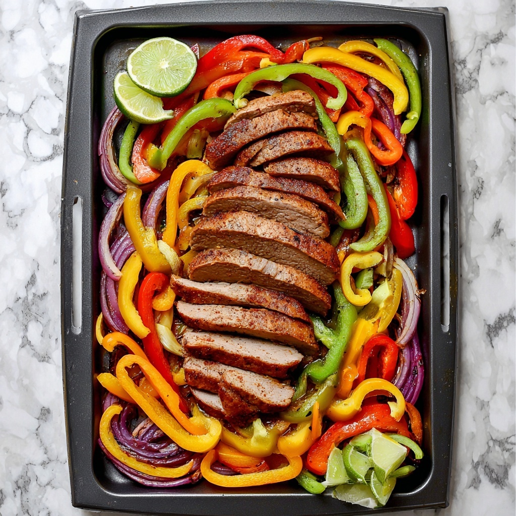 Sheet Pan Steak Fajitas Recipe - Recipe Image