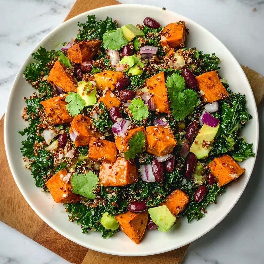 Roasted Sweet Potatoes, Kale, and Quinoa Salad Recipe - Recipe Image