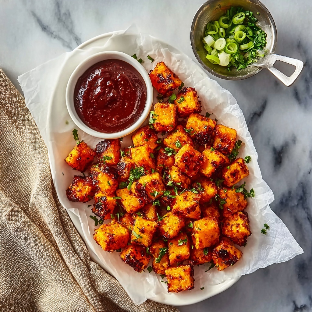 Baked Barbecue Tofu: Smoky, Tender and Easy Recipe - Recipe Image