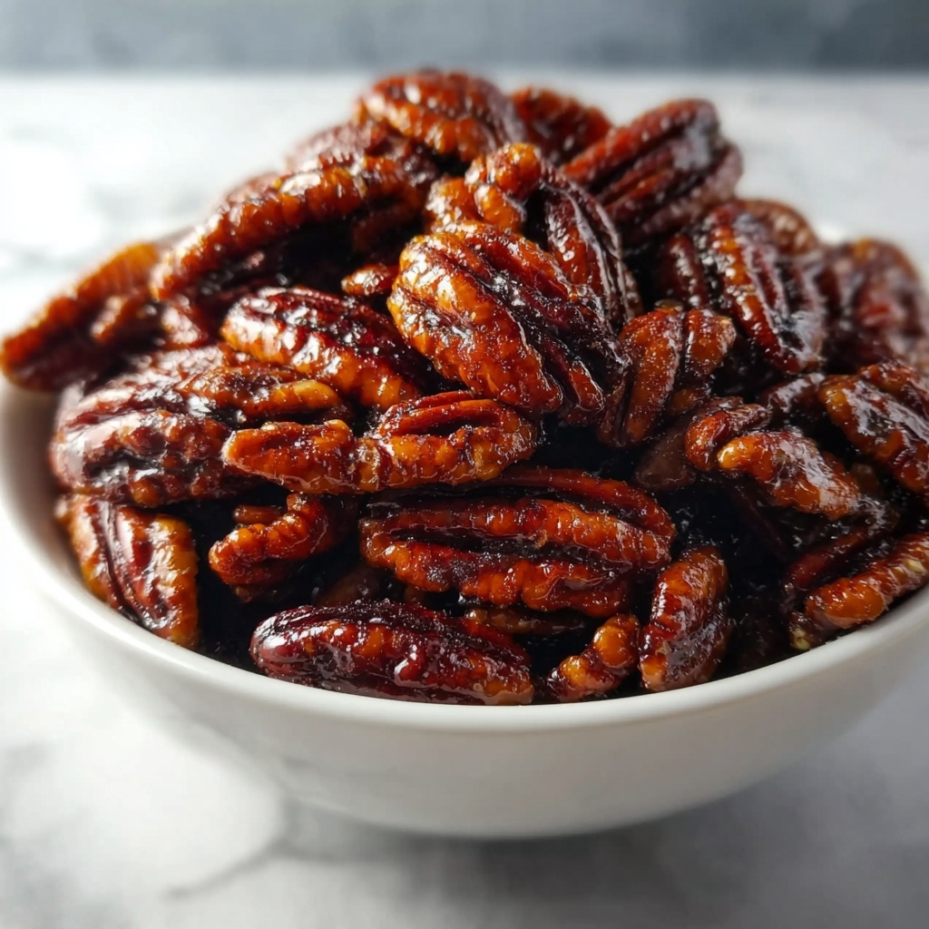 Homemade Candied Pecans Recipe - Recipe Image