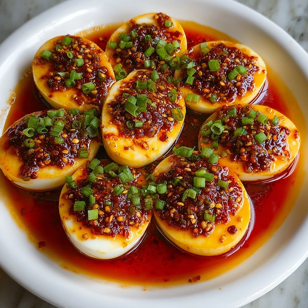 Spicy Gochujang Eggs: A Bold Korean Breakfast Recipe - Recipe Image