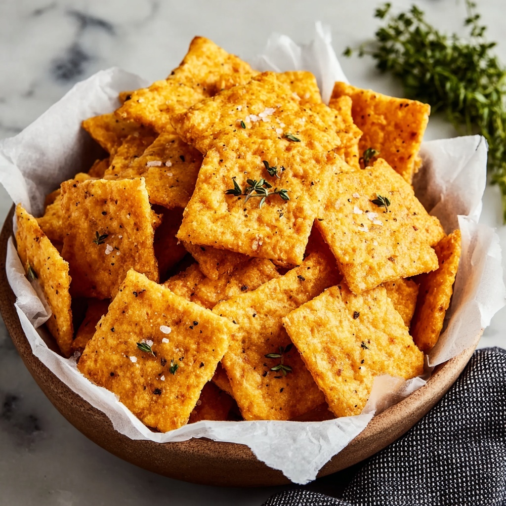 Homemade Cheese Crackers Recipe - Recipe Image