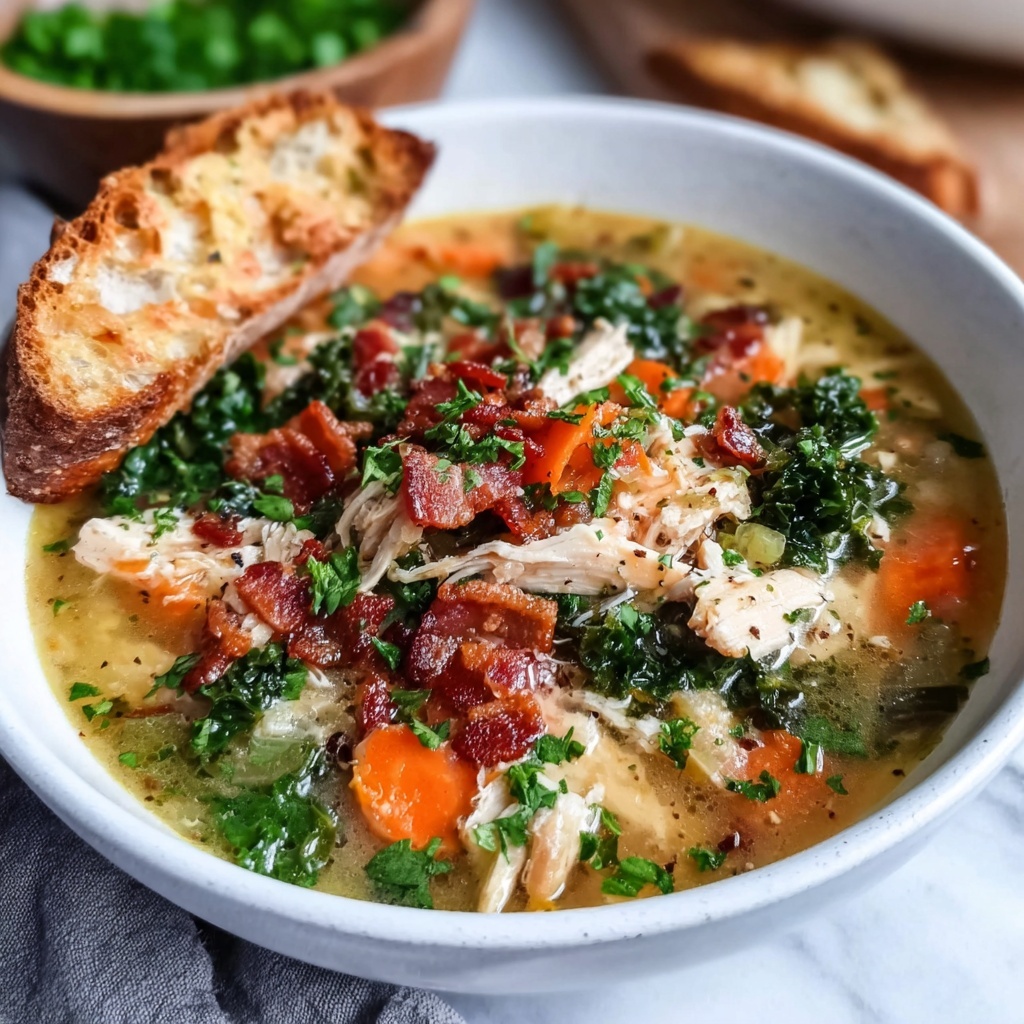Hearty Tuscan Chicken Soup Recipe - Recipe Image