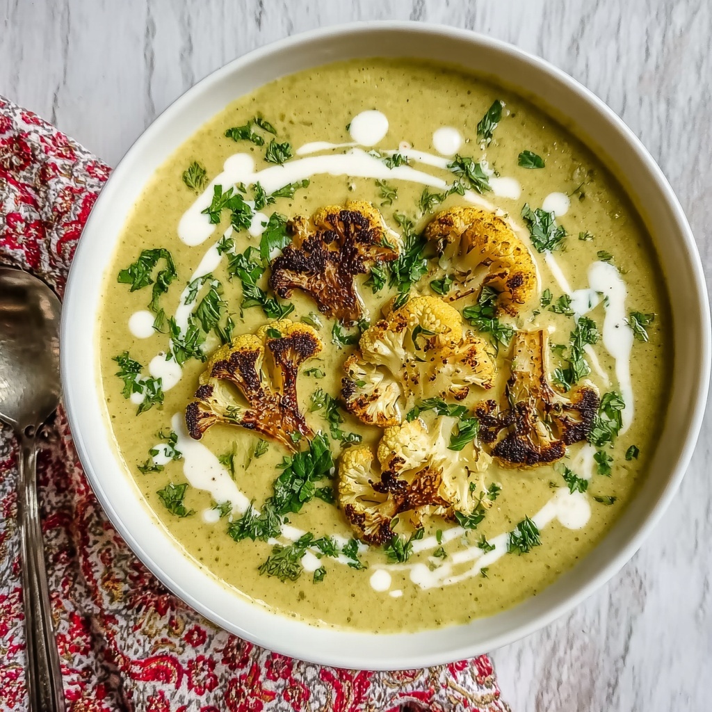 Mediterranean Cauliflower Soup Recipe - Recipe Image
