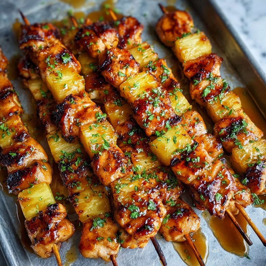 Pineapple Chicken Kabobs Recipe - Recipe Image