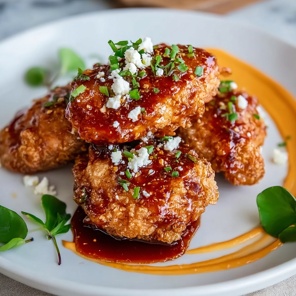 Crispy Hot Honey Feta Chicken Recipe - Recipe Image
