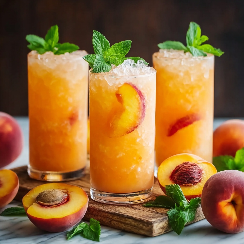 Peach Lemonade Recipe - Recipe Image