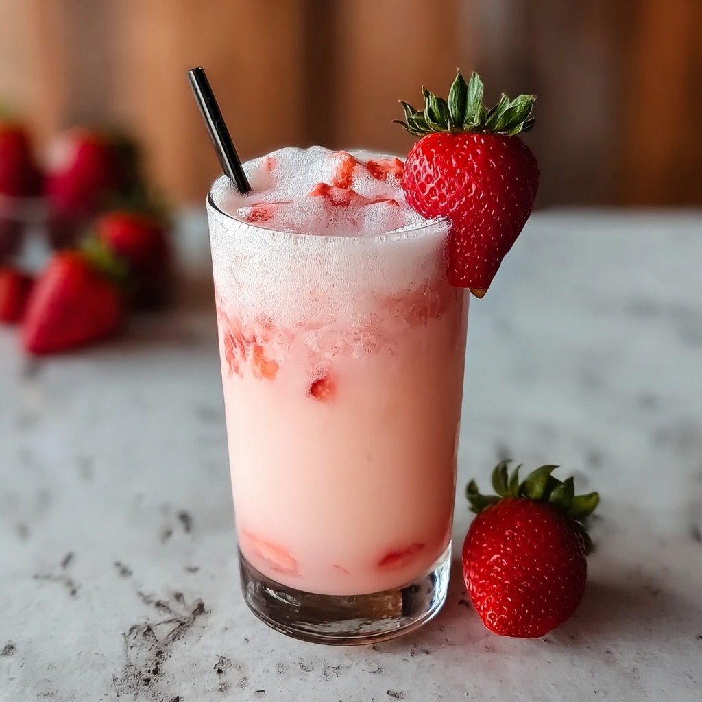 Creamy Strawberry Agua Fresca Recipe - Recipe Image