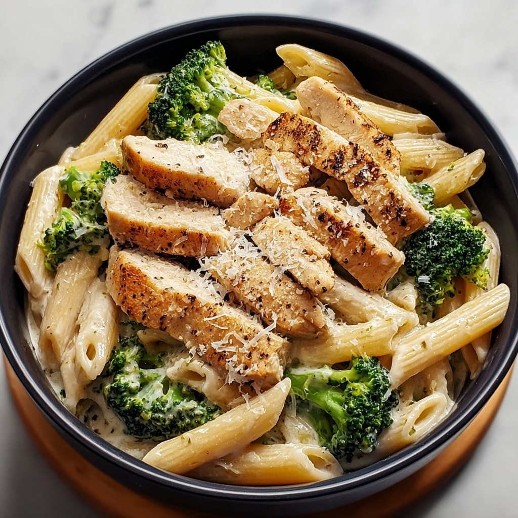 Creamy Broccoli and Chicken Penne Recipe - Recipe Image