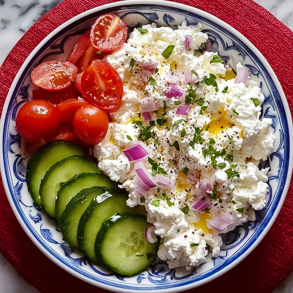 Greek Cottage Cheese Salad Recipe - Recipe Image
