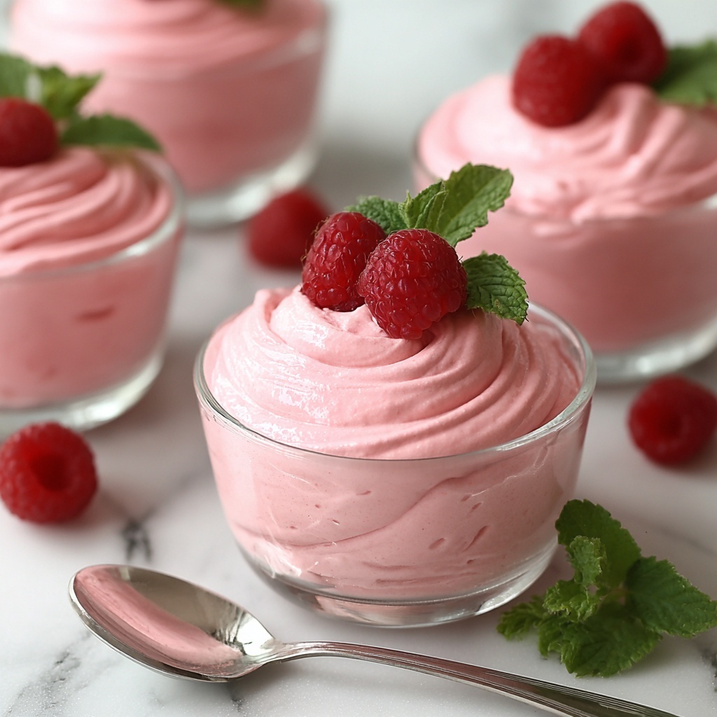Raspberry Mousse Recipe - Recipe Image